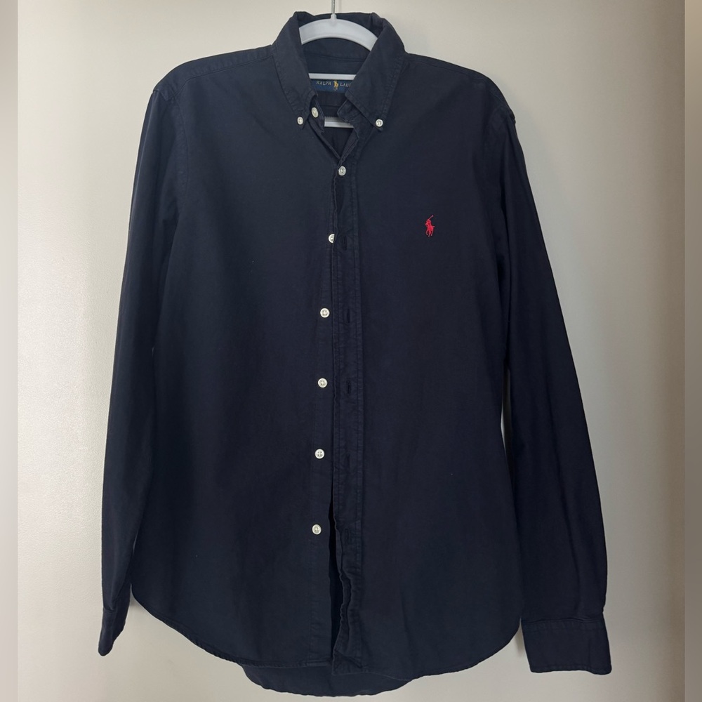Men’s Polo Ralph Lauren Navy Button Down Size Small